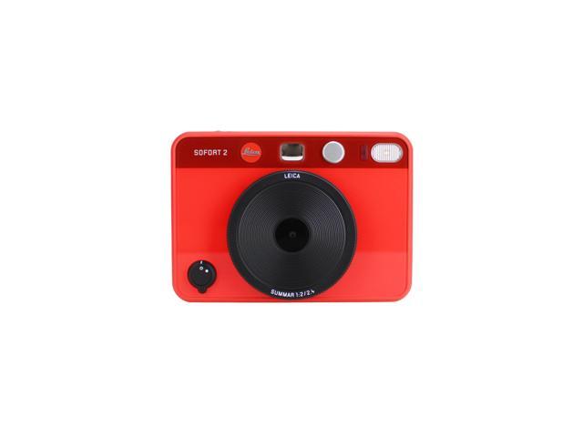 Leica Sofort 2 Hybrid Instant and Digital Camera + Instant Film 100 Sheets Red