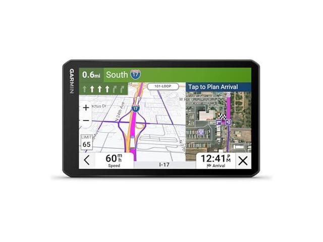 Garmin dzl OTR720, Large High-Res 7 GPS Truck Navigator, Custom Truck Routing, Satellite Imagery, Wind Speed, Community-Shared Loading Docks, Truck.