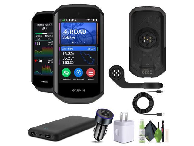 Garmin Edge 1050, Premium Cycling Computer, Vivid Color Touchscreen Display Bundle