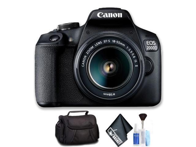 Canon EOS 2000D with EF-S 18-55mm IS II Lens (Intl Model) Standard Bundle
