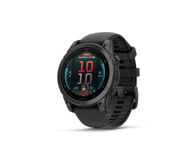 Garmin - fēnix E GPS Smartwatch 47mm Fiber-reinforced polymer - Slate Gray Steel - (2024) - image 3