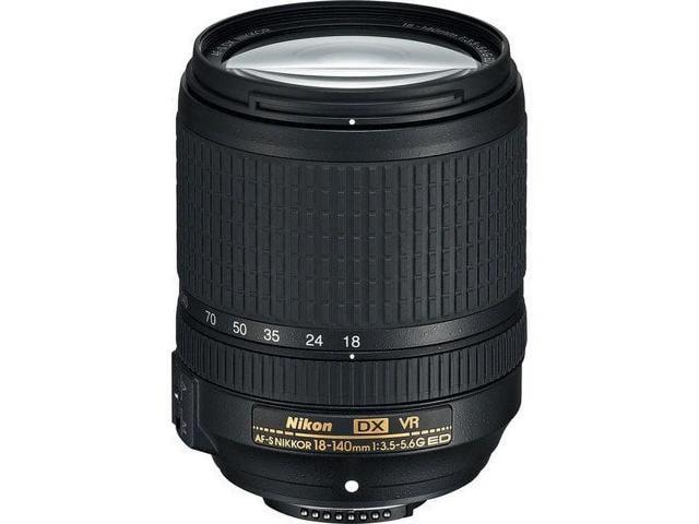 Nikon AF-S DX NIKKOR 18-140mm f/3.5-5.6G ED Vibration Reduction Zoom Lens with Auto Focus for Nikon DSLR Cameras International Version