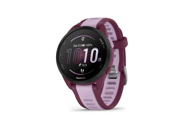 Garmin - Forerunner 165 Music GPS Smartwatch 43 mm Fiber-Reinforced Polymer - Berry/Lilac - (2024) - image 4