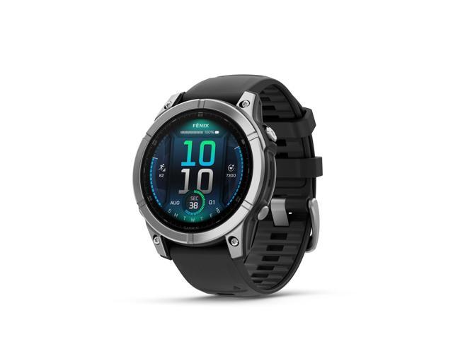 Garmin - fēnix E GPS Smartwatch 47mm Fiber-reinforced polymer - Stainless Steel - (2024) - image 3