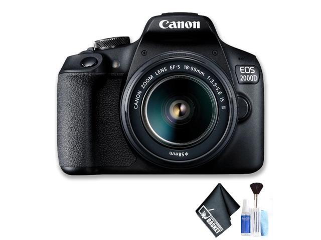 Canon EOS 2000D with EF-S 18-55mm IS II Lens (Intl Model) Basic Bundle