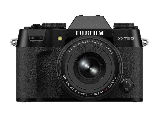 Fujifilm X-T50 Mirrorless Digital Camera XF16-50mmF2.8-4.8 R LM WR Lens Kit - Black