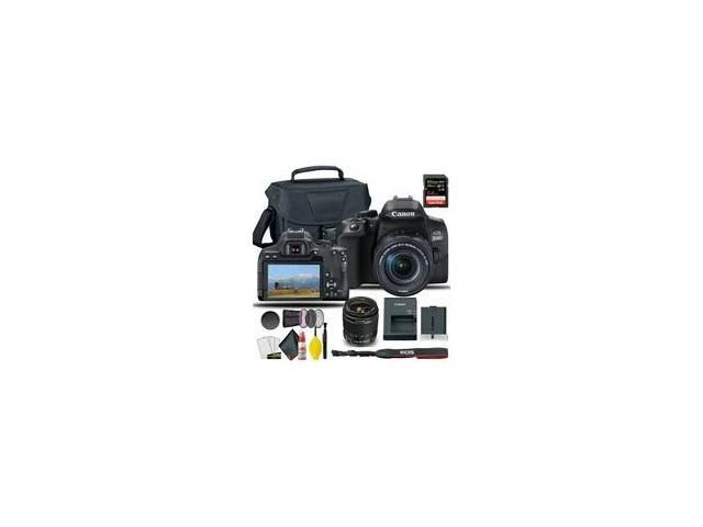 Canon EOS 850D / Rebel T8i DSLR Camera with 18-55mm Lens 58mm Filters International Bundle