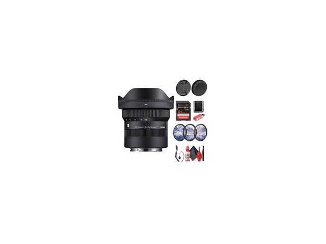 Sigma 10-18mm f/2.8 DC DN Contemporary Lens (Sony E) Bundle