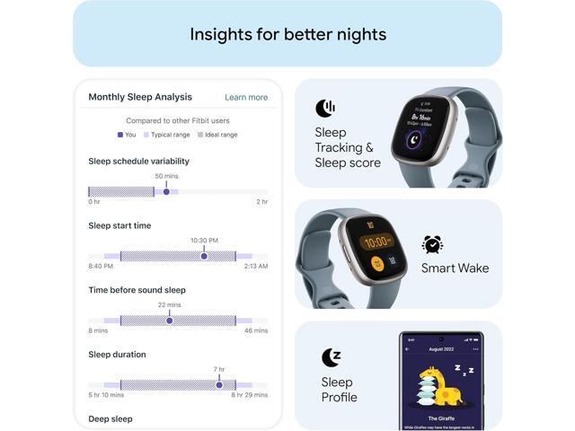 Fitbit - Versa 4 Fitness Smartwatch - Platinum - (2022) - image 6
