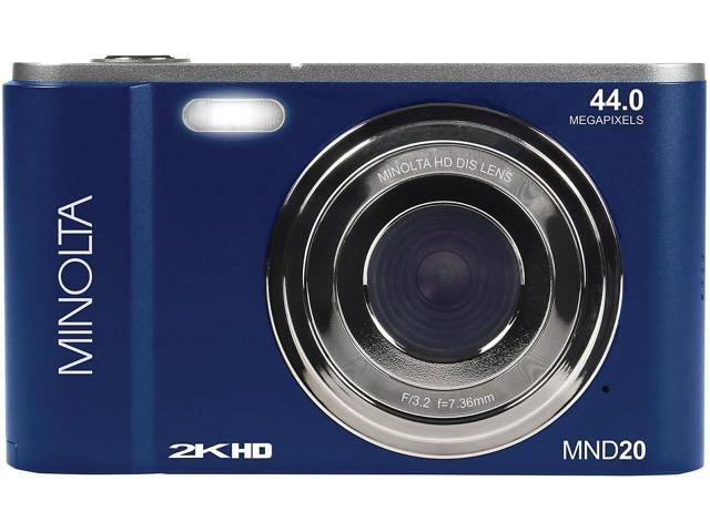 Minolta MND20 44 MP / 2.7K Ultra HD Digital Camera (Blue)