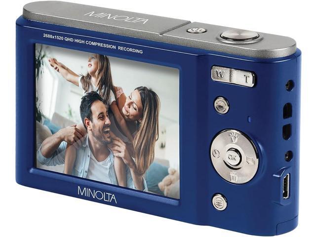 Minolta MND20 44 MP / 2.7K Ultra HD Digital Camera (Blue)