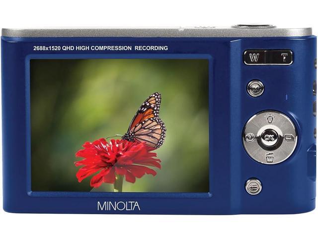 Minolta MND20 44 MP / 2.7K Ultra HD Digital Camera (Blue)