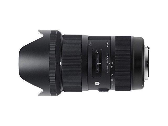 Sigma AF 18-35mm f/1.8 DC HSM Lens for Canon Includes Sandisk 64GB Extreme SD Memory UHS-I Card w/ 90/60MB/s Read/Write