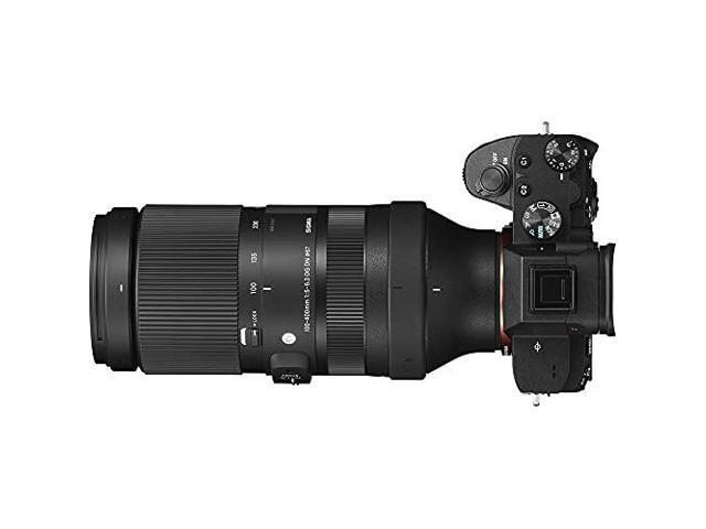Sigma 100-400mm f/5-6.3 DG DN OS Contemporary Lens for Sony E + Accessories Bundle