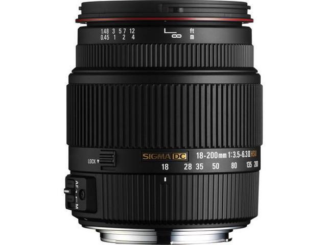 Sigma 18-200mm F3.5-6.3 II DC OS HSM Lens for Sony SLR Camera + Bundle