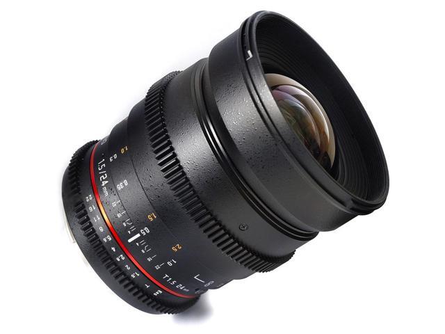 Samyang Cine SYCV24M-NEX 24mm T1.5 Cine Wide Angle Lens for Sony NEX