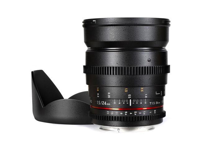 Samyang Cine SYCV24M-NEX 24mm T1.5 Cine Wide Angle Lens for Sony NEX