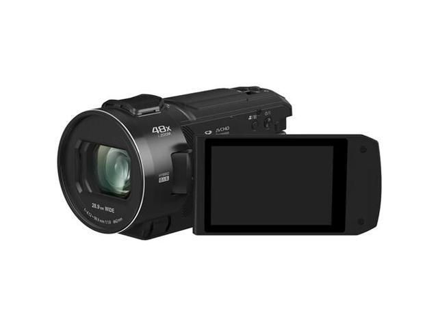 Panasonic HC-V900 Lightweight Full HD Camcorder with 24x Zoom + 128GB Memory Card + More