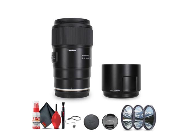 Tamron 90mm f/2.8 Di III VXD Macro Lens (Nikon Z) + Lens Filter Kit + Cleaning Kit + More
