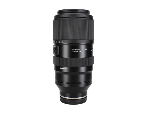 Tamron 50-400mm f/4.5-6.3 Di III VC VXD Lens (Sony E) + Sling Backpack + More