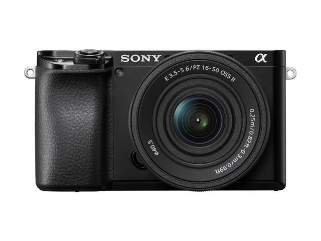 Sony - Alpha 6100 APS-C Mirrorless Camera 4K Video Camera with E PZ 16-50mm Lens - Black - image 6