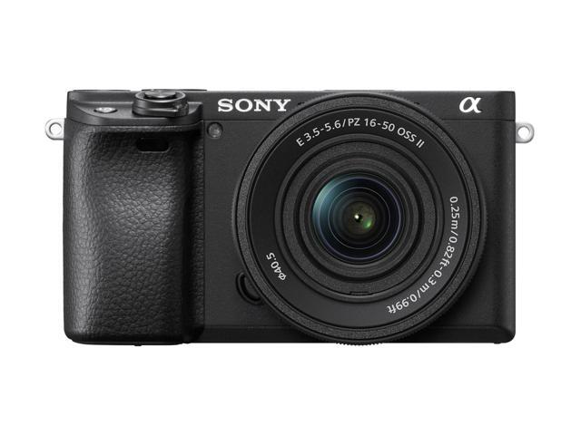 Sony - Alpha 6400 APS-C Mirrorless Camera 4K Video Camera with E PZ 16-50mm Lens - Black - image 7