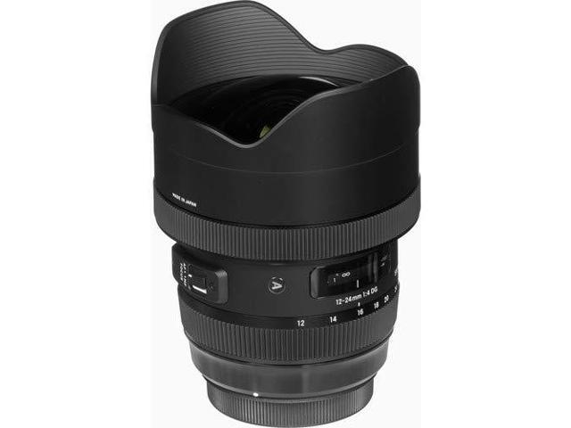 Sigma 12-24mm f/4 DG HSM Art Lens for Nikon F + 64GB SD Card Bundle