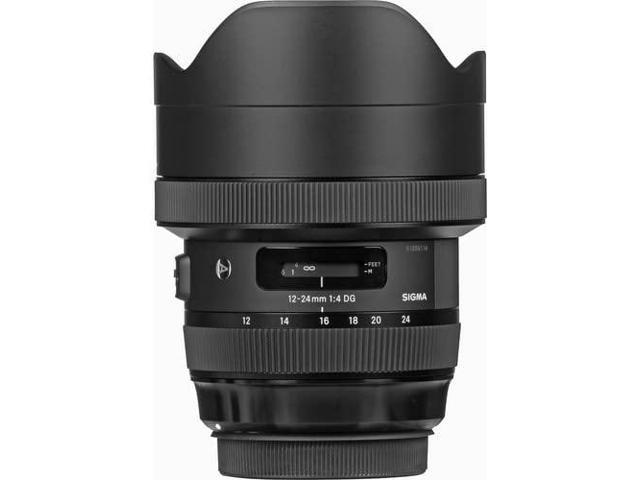 Sigma 12-24mm f/4 DG HSM Art Lens for Nikon F + 64GB SD Card Bundle