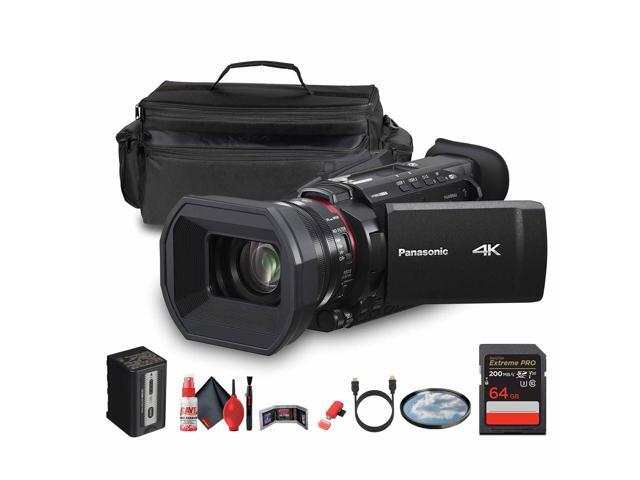 Panasonic HC-X1200 UHD 4K HDMI Lightweight Compact Camcorder with 24x Zoom + Case - Bundle