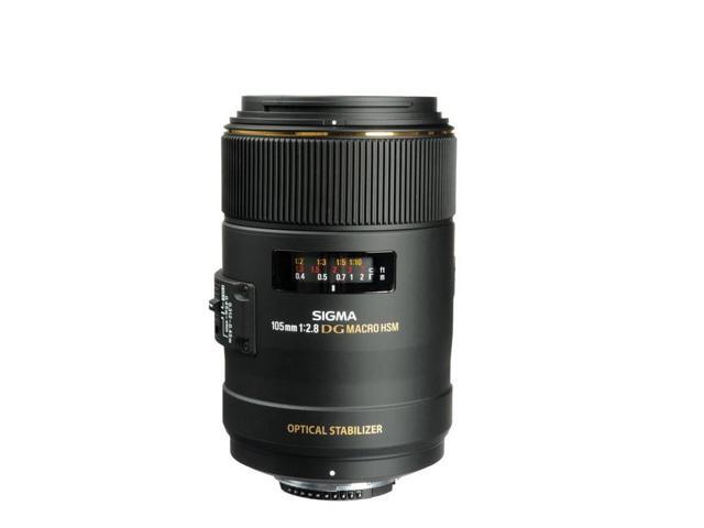 Sigma 105mm f/2.8 EX DG OS HSM Macro Lens for Nikon F