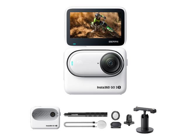 Insta360 GO 3S (64GB) + Invisible Selfie Stick + Mount Adapter Bundle + More