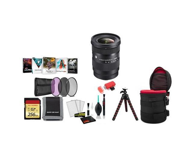 Sigma 16-28mm f/2.8 DG DN Contemporary Lens (Sony E) with Tripod and More