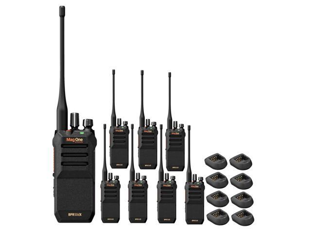 Motorola BPR50dX 64-Channel Two-Way VHF Business Radio (BPR50dX-V) (8-Pack)