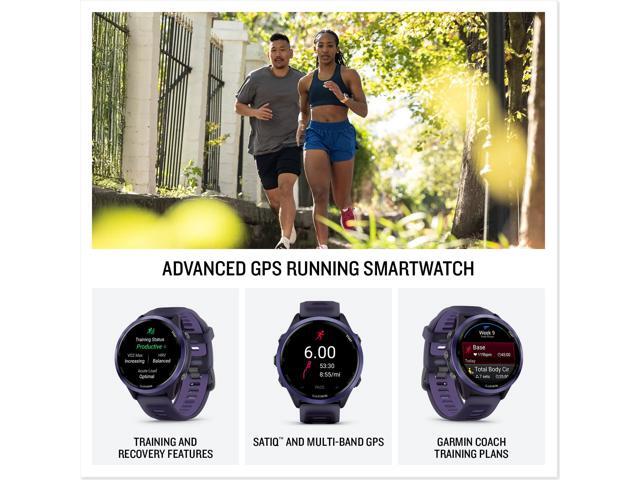 Garmin - Forerunner 570 GPS Smartwatch 47 mm Aluminum - Indigo Aluminum - (2025) - image 3