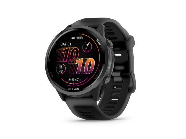 Garmin - Forerunner 570 GPS Smartwatch 47 mm Aluminum - Slate Gray Aluminum - (2025) - image 3
