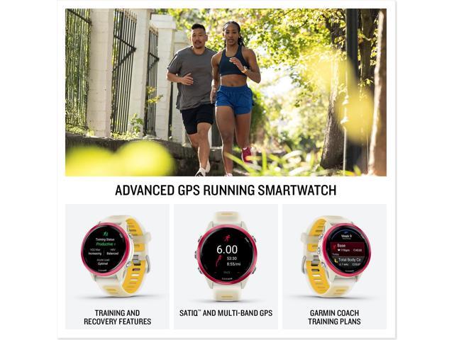 Garmin - Forerunner 570 GPS Smartwatch 42 mm Aluminum - Raspberry Aluminum - (2025) - image 3