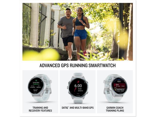 Garmin - Forerunner 570 GPS Smartwatch 42 mm Aluminum - Cloud Blue Aluminum - (2025) - image 3
