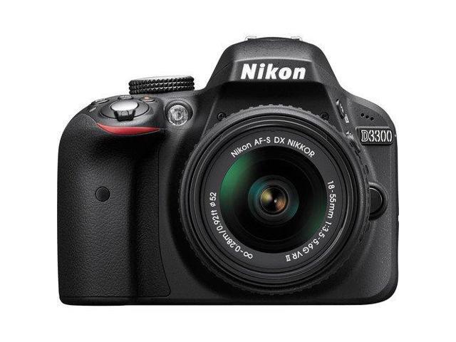 Nikon D3300 DSLR Camera with 18-55mm Lens Starter Bundle