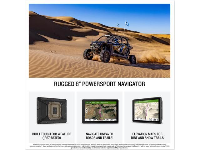 Garmin - Tread 2 - SxS Edition Powersport Navigator 8" GPS with Built-In Bluetooth - Black - image 3