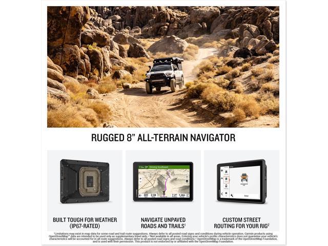 Garmin - Tread 2 - Overland Edition Powersport Navigator 8" GPS with Built-In Bluetooth - Black - image 3