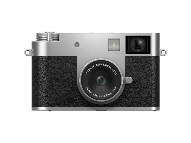 FUJIFILM X Half Digital Camera (Silver), Soft Case, Small