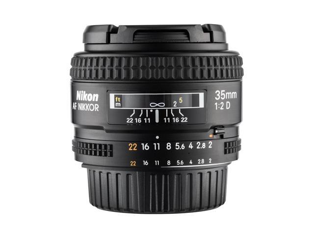 Nikon AF NIKKOR 35mm f/2D Compact Standard Lens Lightweight, High Sharpness + More