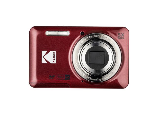 Kodak Pixpro FZ55 Digital Camera in Red (FZ55RD) Bundle with Accessories