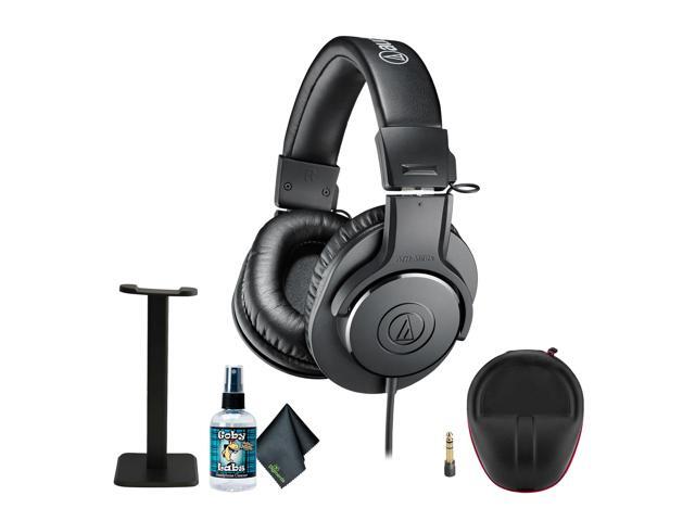 Audio-Technica ATH-M20x Professional Studio Monitor Headphones, Headphone stand