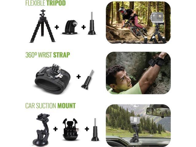 GoPro LIT HERO Compact - Waterproof Action Camera 50 In 1 Accessory Bundle + More