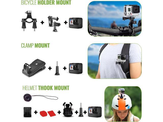 GoPro HERO13 (Forest Green) - Waterproof Action Camera + 64GB Card, 2 Extra Batteries and 50 Piece Accessory Kit