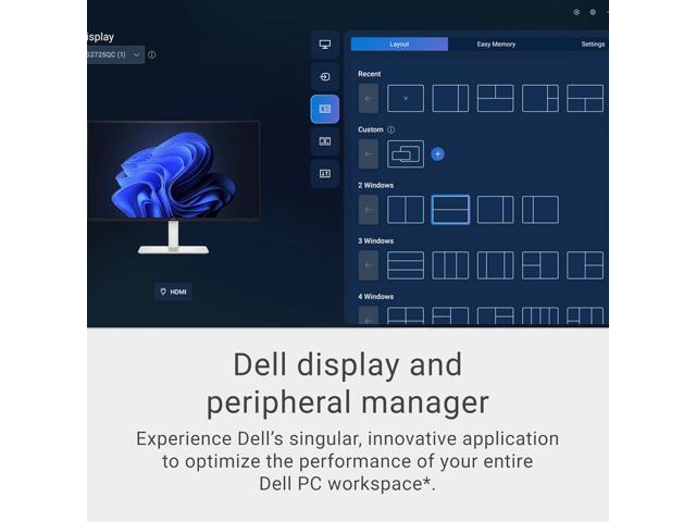 Dell - S3225QS 31.5" VA LED 4K UHD 120Hz FreeSync Premium Monitor with HDR (HDMI, DisplayPort) - Ash White - image 11
