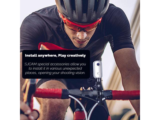 SJCAM C100 Plus Action Camera (White) Bundle
