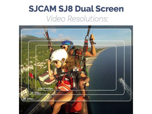 SJCAM SJ8 Dual Screen Action Camera Bundle