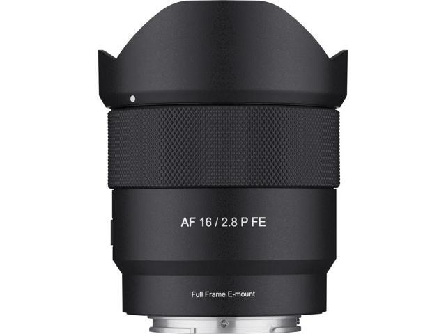 Samyang AF 16mm f/2.8 P FE Lens (Sony E), 2 Pack 64GB PRO UHS-I SDXC Memory Card
